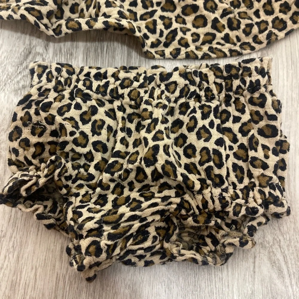 Leopard Old Navy 6-12 Month Baby Girl Outfit